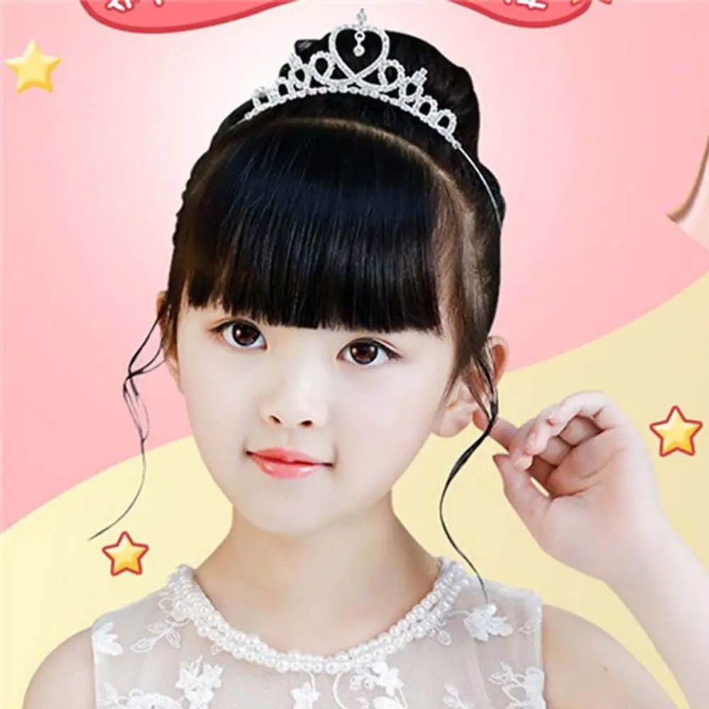

Fashion Girls Crown Diamond Crystal Children Tiara Princess Hairband Hair Accessories Hair Hoop