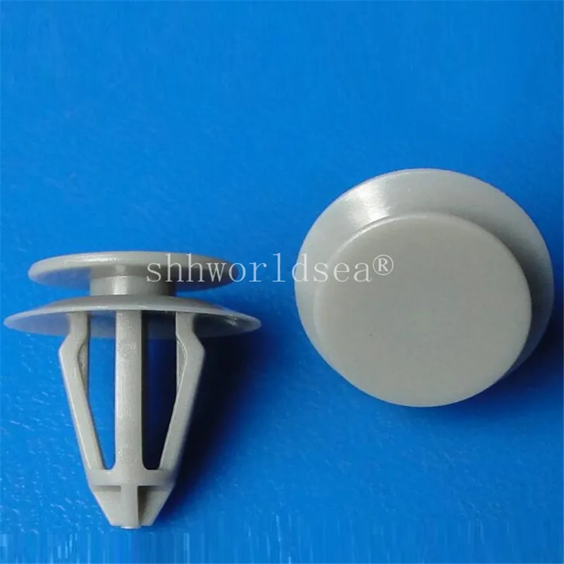 Shhworldsea, 100 шт., серый задний зажим для отделки салона Mercedes, заклепка для фиксации A0009905792