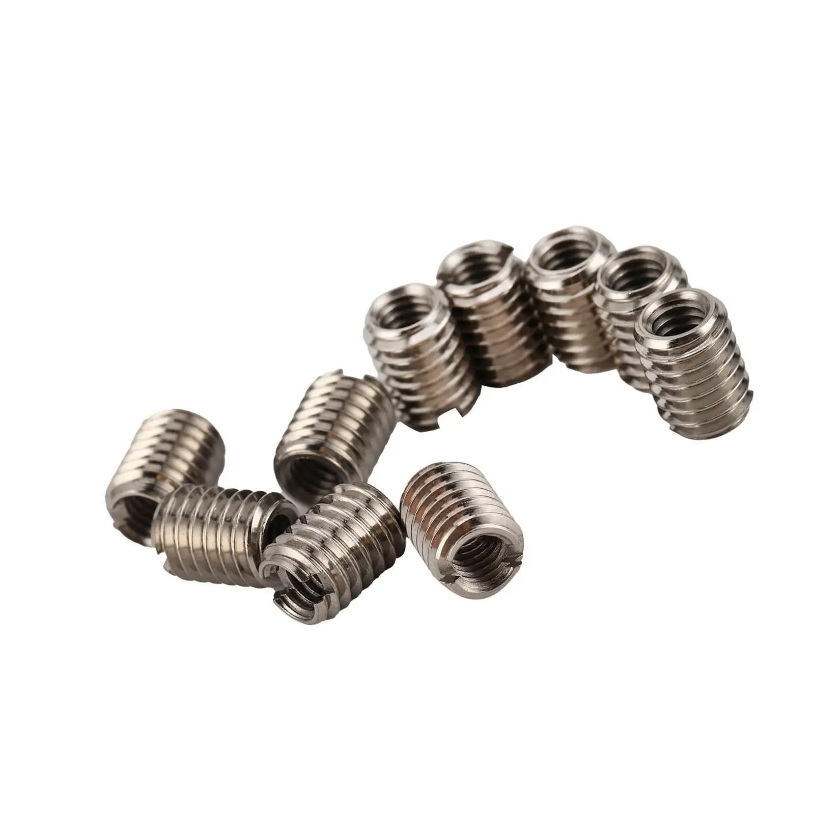 10 шт. резьбовые вставки из нержавеющей стали переходная гайка M4x0 7 мама на M6x1 0