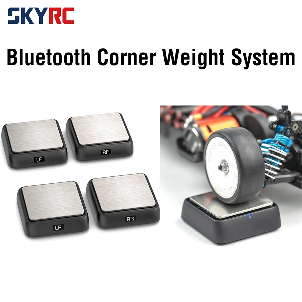 Фото Беспроводная система взвешивания SKYRC CWS Corner Weight System Bluetooth для радиоуправляемых моделей автомобилей, грузовиков, багги масштабов 1/8, 1/10, 1/12, модель SK-500036 №3