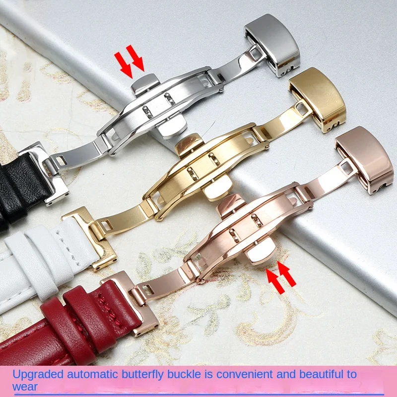 Индивидуальный ремешок с выемкой для Folli Follie кожаный женский браслет MK Rossini Armani 12x5