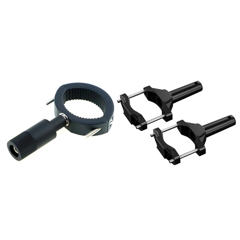 

2 Pcs Motorcycle Accessories: 1 Pcs Headlight Spotlight Auxiliar Moto Mount Bracket & 1 Pcs Universal Mount Bracket