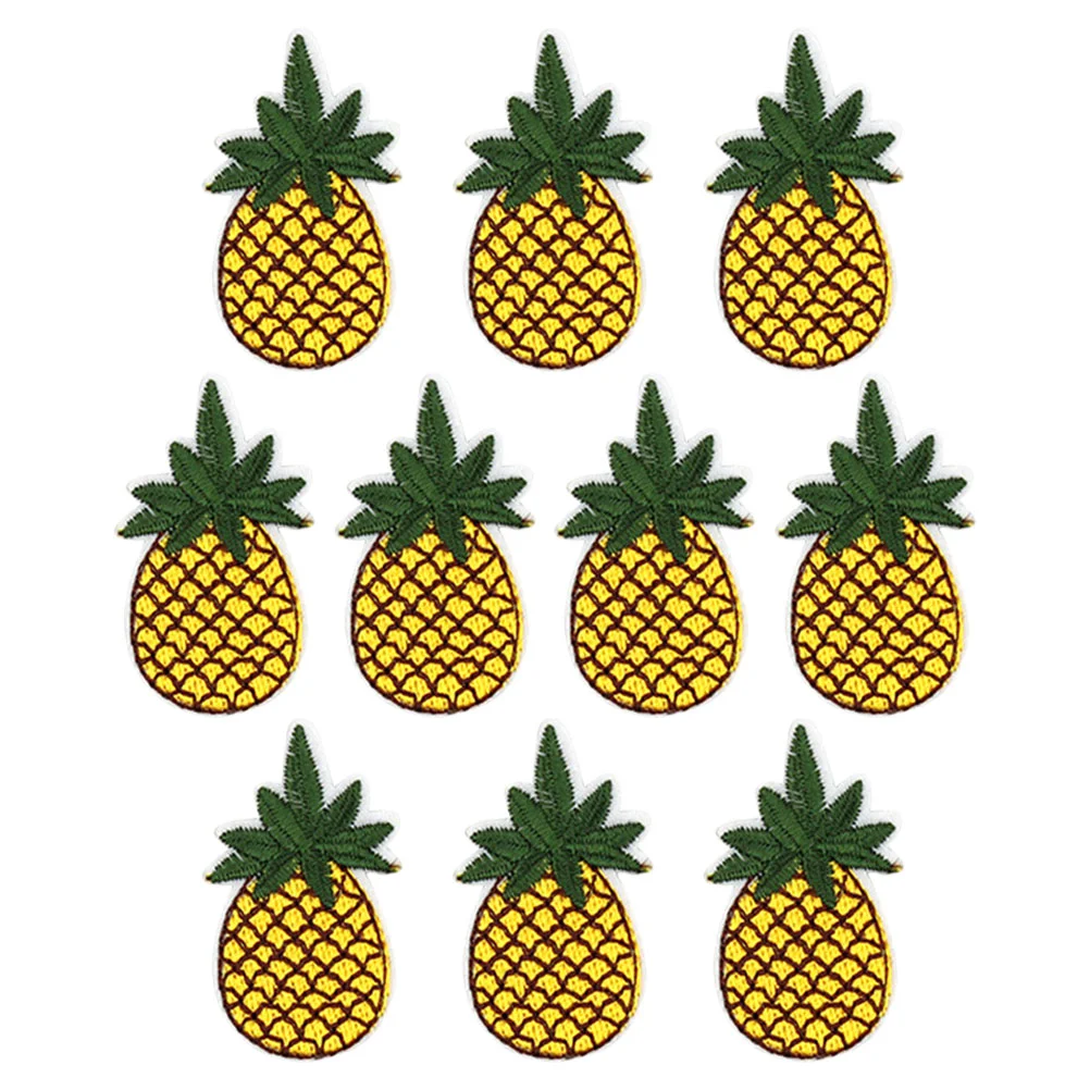 Healifty блестящий декор железные нашивки вышитые блестки ананас аппликация куртки