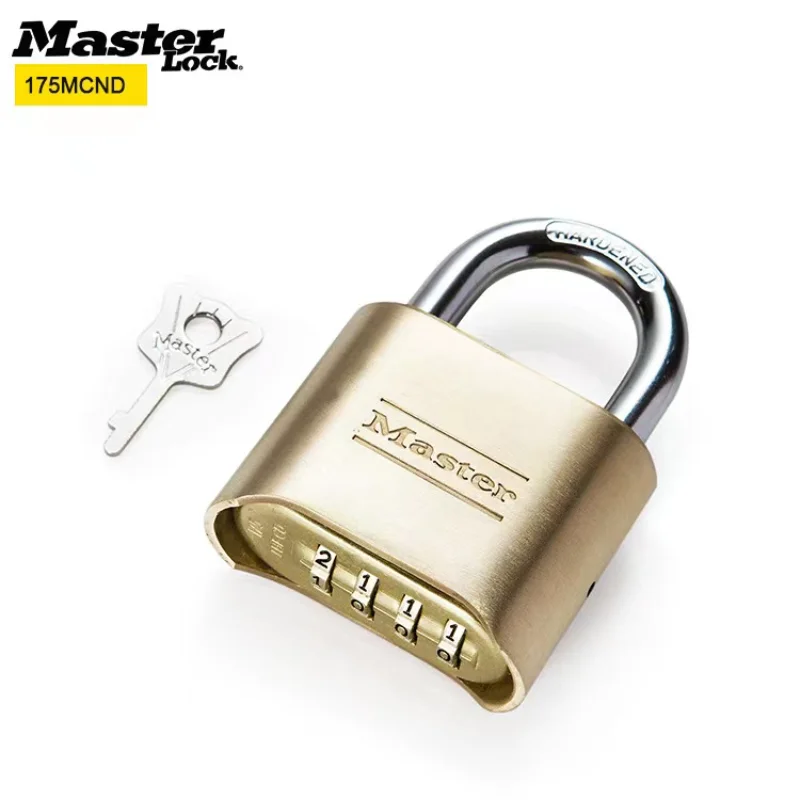 

Master Lock Waterproof Brass Combination Combination Lock Padlock Anti-theft Anti-corrosion Anti-rust 175MCND
