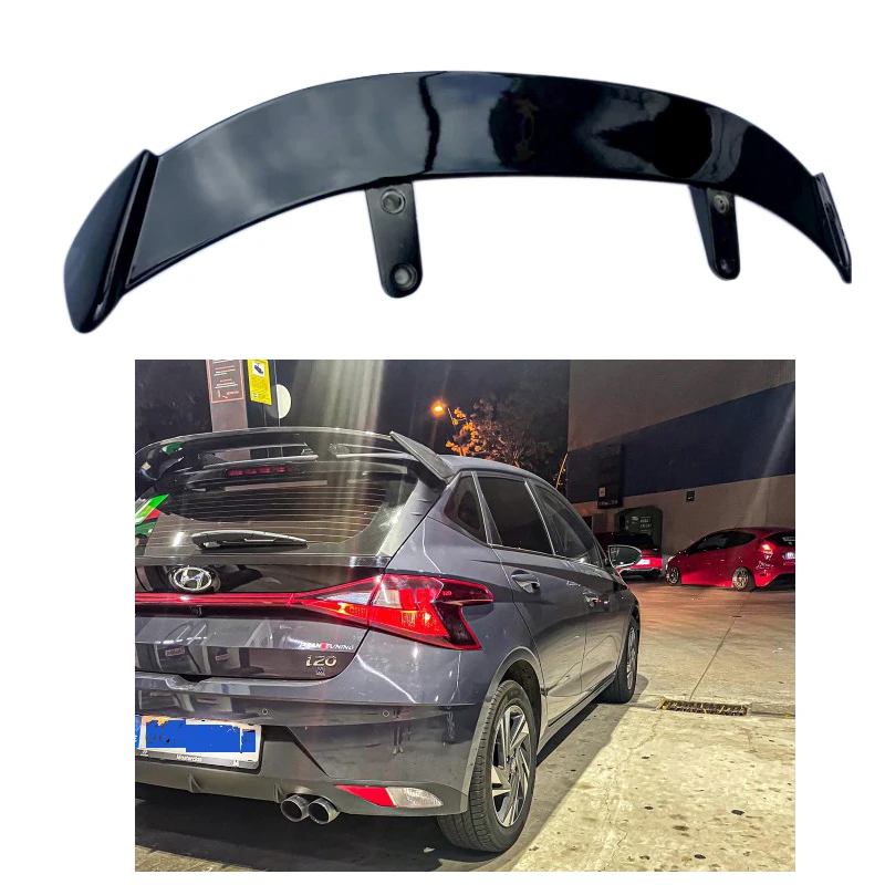 

Trunk Spoiler Type Carbon Surface Car Rear Trunk Wing ABS Material Refit Accessories Spoiler For Hyundai i20 i30 2008 - 2020