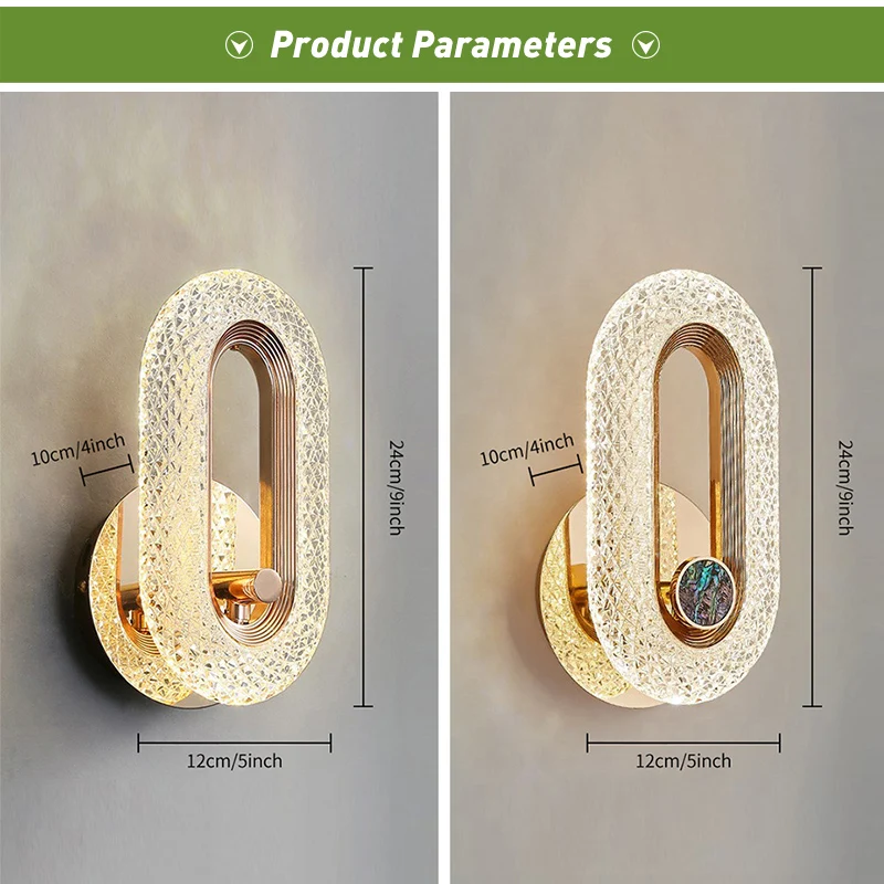 Светодиодная лампа в скандинавском стиле с бабочкой простой настенный