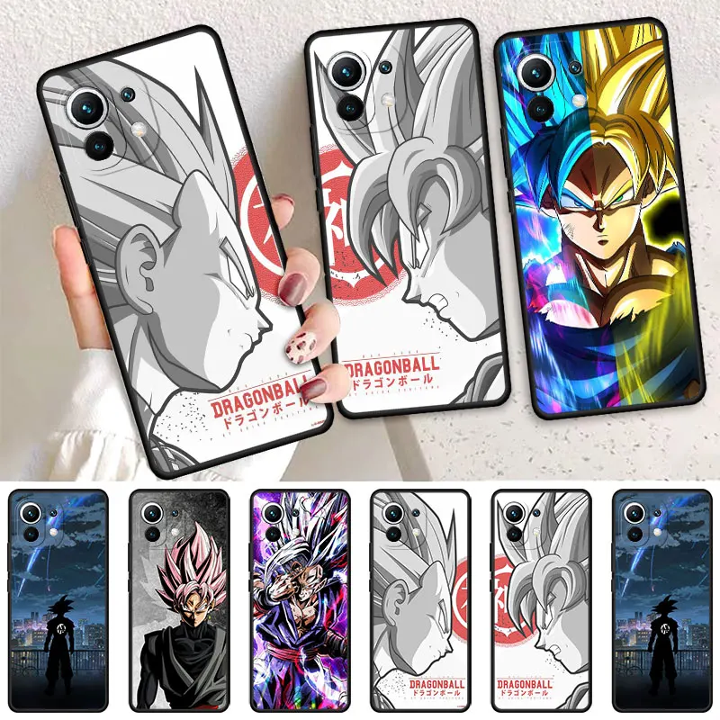 

Dragon Bll Goku DBZ Case For Xiaomi Mi Poco X3 NFC 11T Pro 11 Lite 12 X5 13 X4 GT 10T 9T M5 M3 C40 F1 Silicone Funda Phone Cover