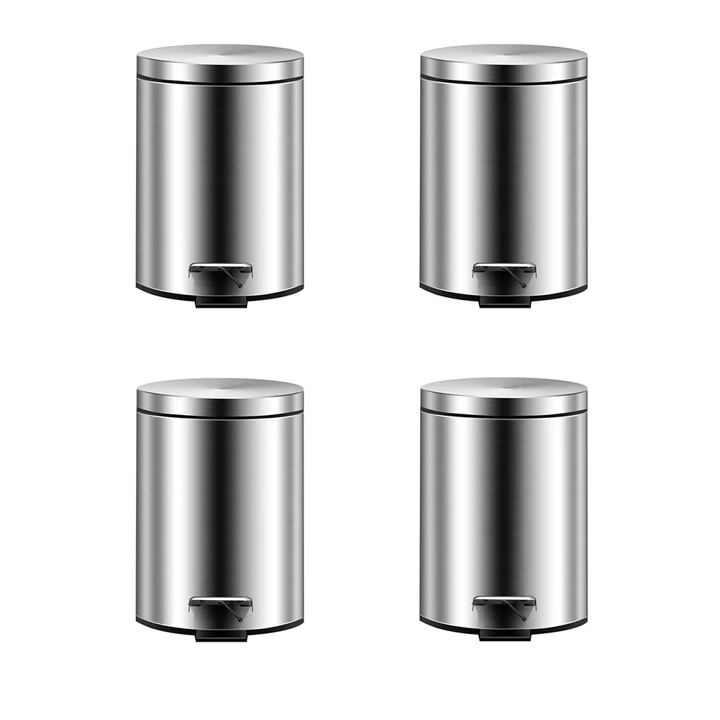 

Мусорное ведро из нержавеющей стали для дома, офиса, отеля, мусорные контейнеры с крышкой, мусорное ведро, мусорное ведро, инструмент, сборщи...