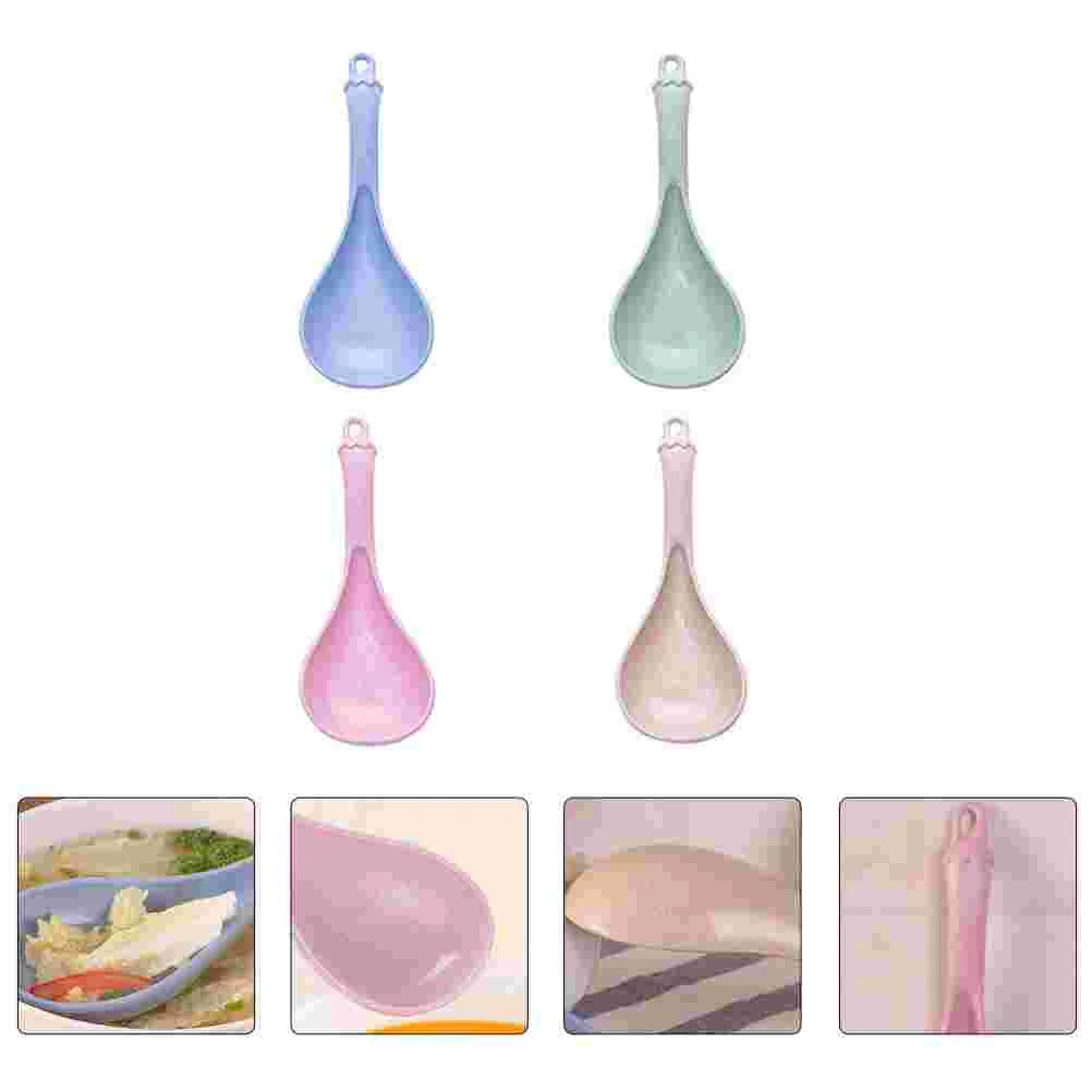 

Spoon Spoons Serving Kitchen Soup Dinner Asian Cooking Ladle Cereal Ramen Scoop Japanese Utensils Straw Wheat Dinnerware Noodle