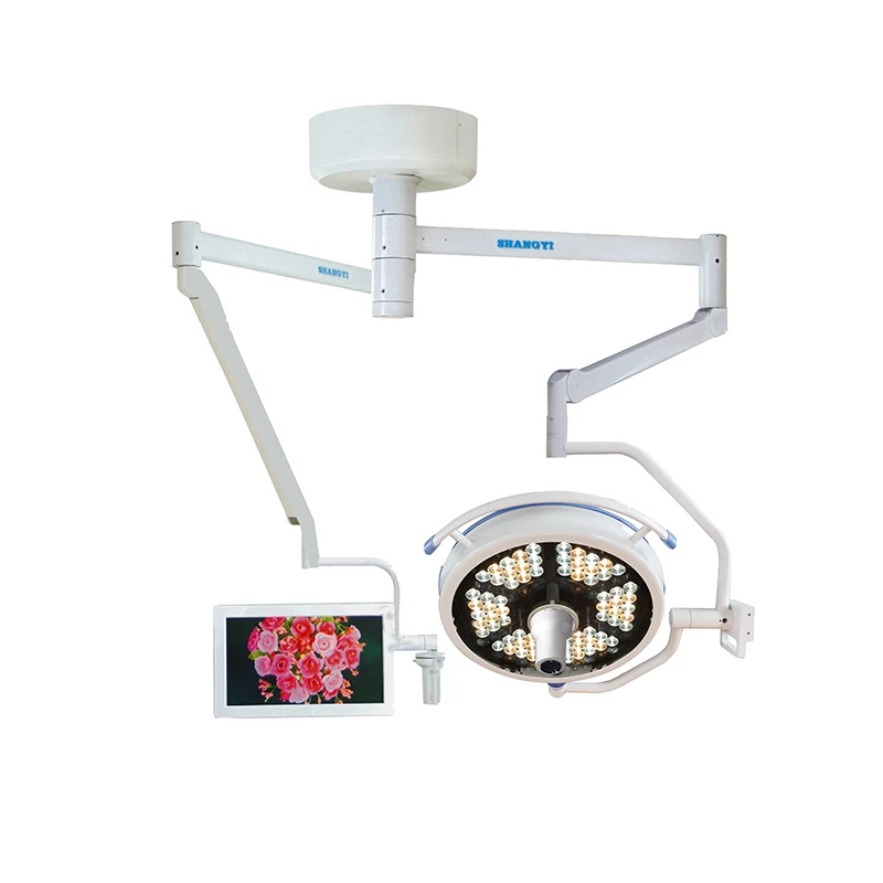 

Medical Equipment Hospital Room Single Head Halogen Lamp Operating Light Optional Camera System Surgical Light Shadowless Lamp