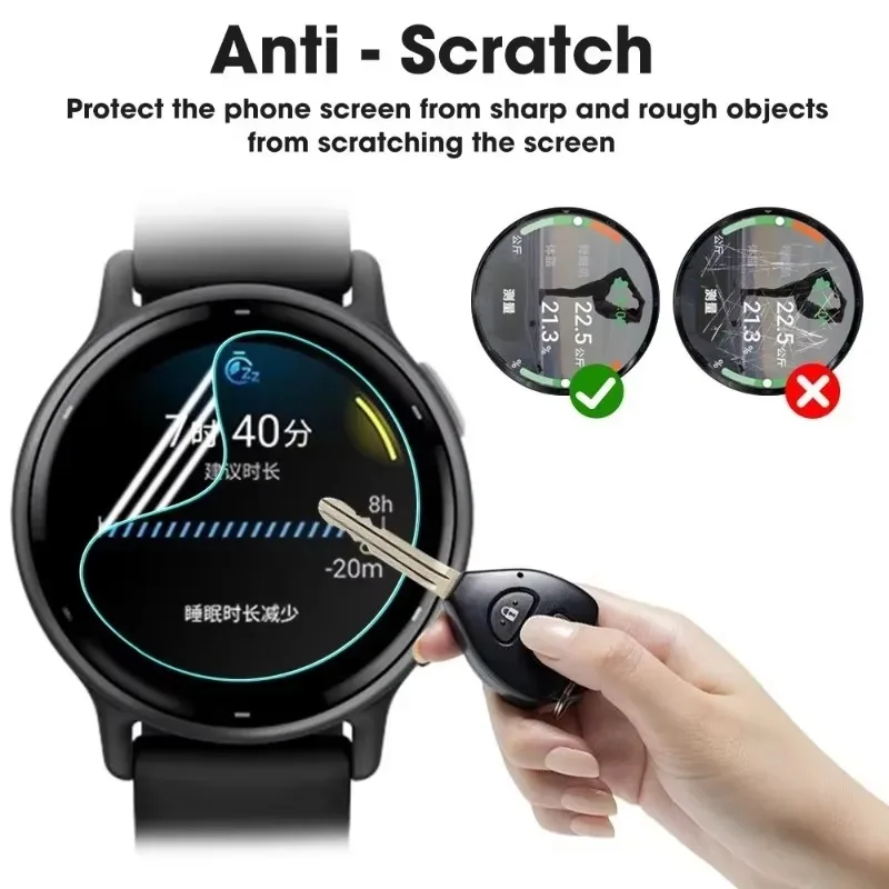 10/1 шт. 9D полностью изогнутая гидрогелевая пленка для Garmin Vivoactive 5 мягкая защитная
