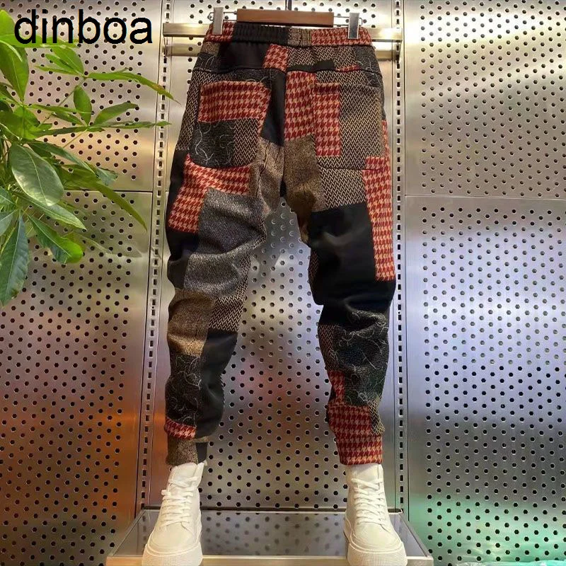 

Новые осенне-зимние повседневные женские шаровары с шестью карманами, свободные мужские брюки