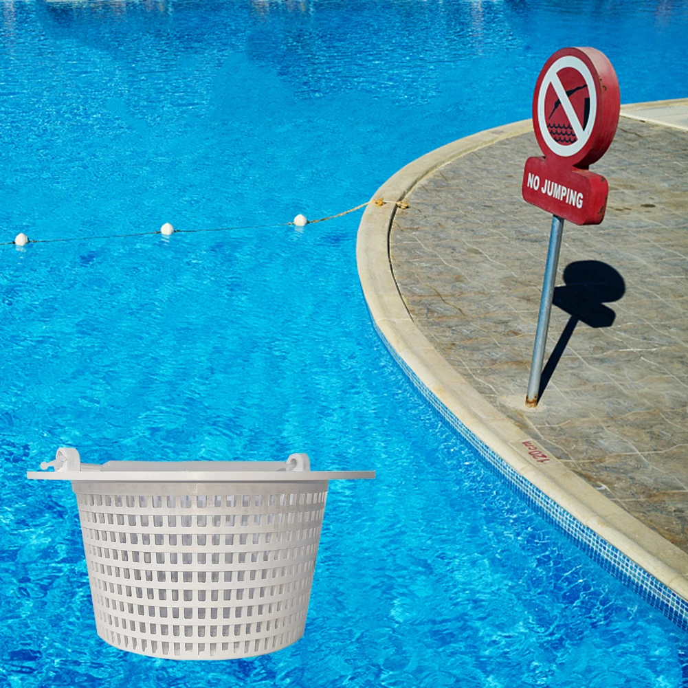 

Swimming Pool Skimmer Basket Replacement Strainer Leaves Debris Cleaning Basket for Cleaning Surface of Swimming Pools
