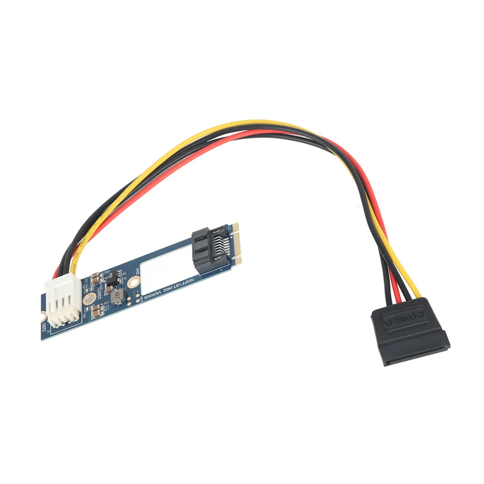Адаптер для горизонтального преобразователя M2 в SATA M.2 NGFF на 7Pin + 4-контактный