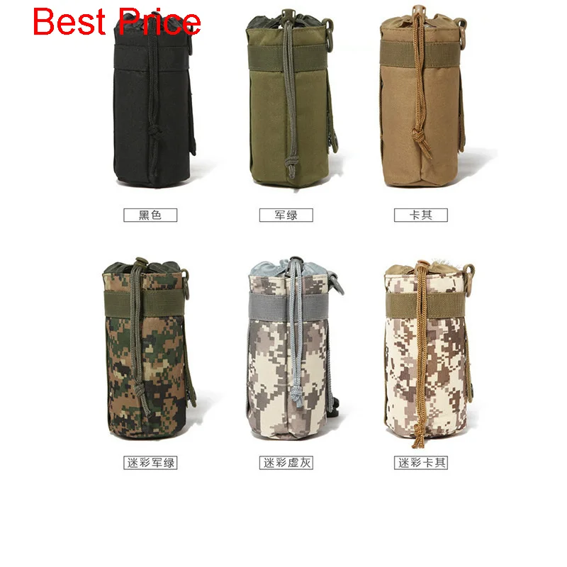 

20Pcs Tactical Camouflage Water Bottle Insulation Bag Outdoor Sports Molle System Water Bottle Bag
