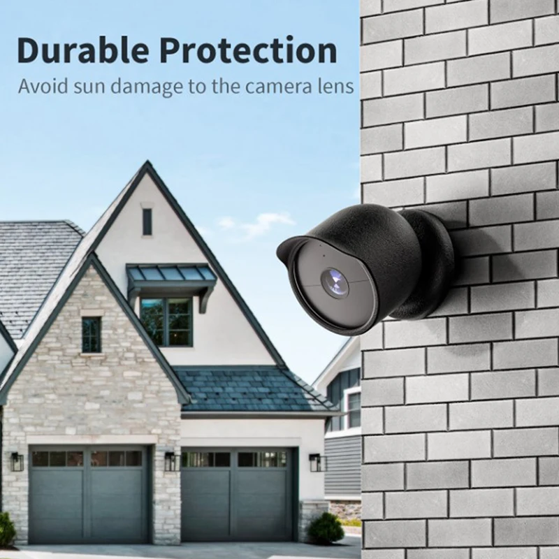 Waterproof Silicone Case For Google Nest Cam Outdoor or Indoor (Battery) Security Camera Protective Cover Sleeve Accessories