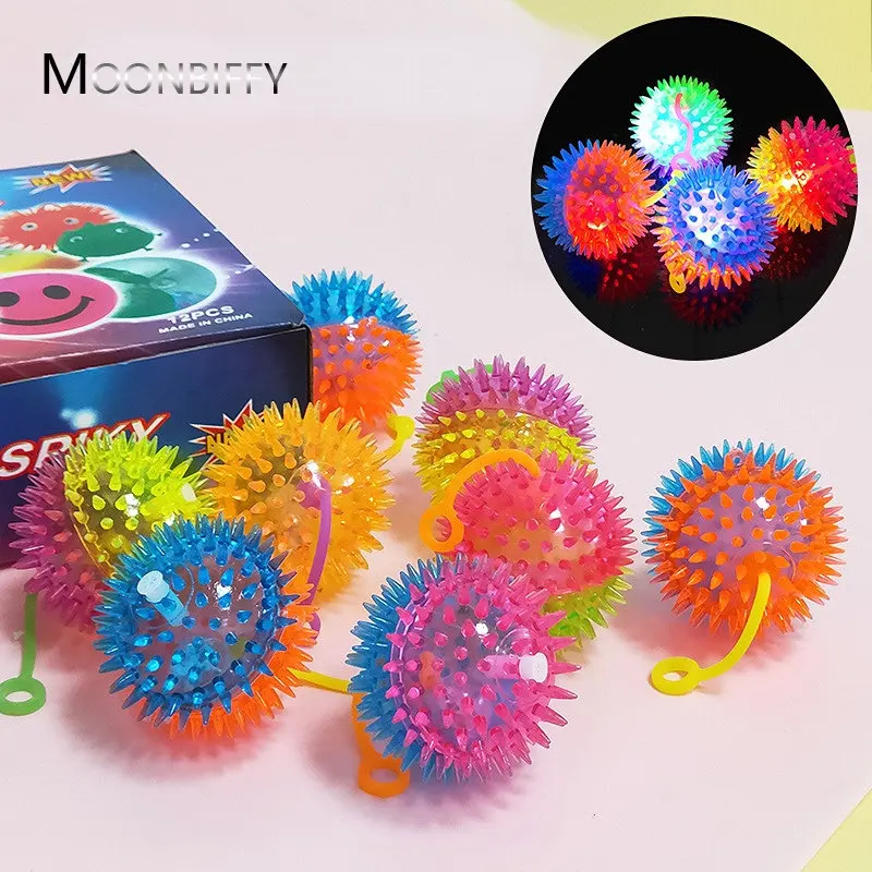 

Детский светящийся пищнущий мяч, игрушки, светящийся прыгающий мяч, светящийся Массажный мяч, Детские сжимаемые антистрессовые игрушки