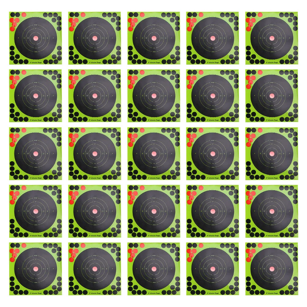 

40 Sheets Adhesive Shooting Targets Stickers Portable Paper Targets Replaceable Dart Stickers for Home Game House Bar Use