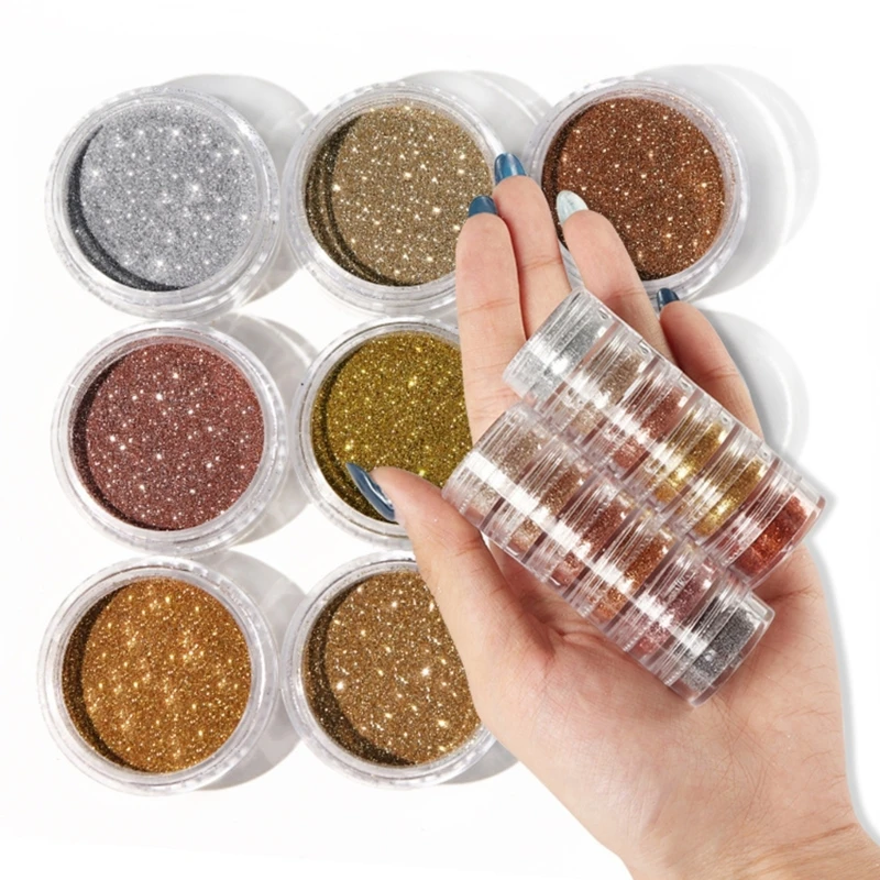 

Fine Glitter for Resin, Fine Resin Glitter Powder,Nail Glitter Craft Glitter for Epoxy Resin Art,Body Face Glitter