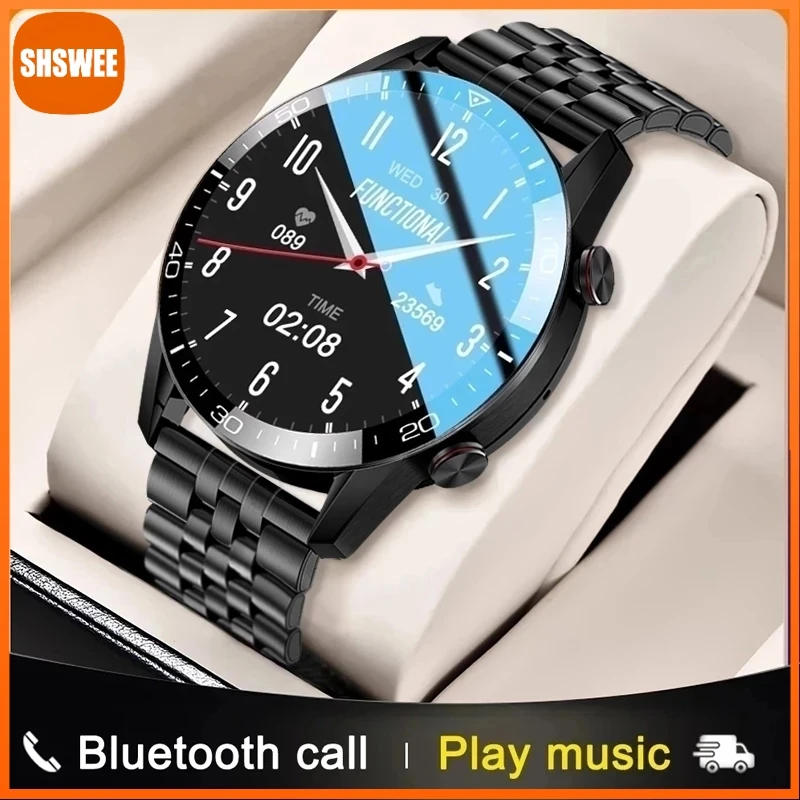 

For Samsung Apple Xiaomi Huawei Men Smart Watch Bluetooth Call Watch IP68 Waterproof Sports Fitness Watches For Android IOS