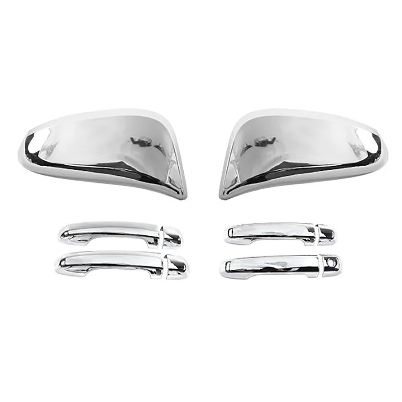 

for Toyota 4Runner 2014-2020 Car Door Handle & Side Rearview Mirror Cover Trim Decoration Frame Sticker Accessories