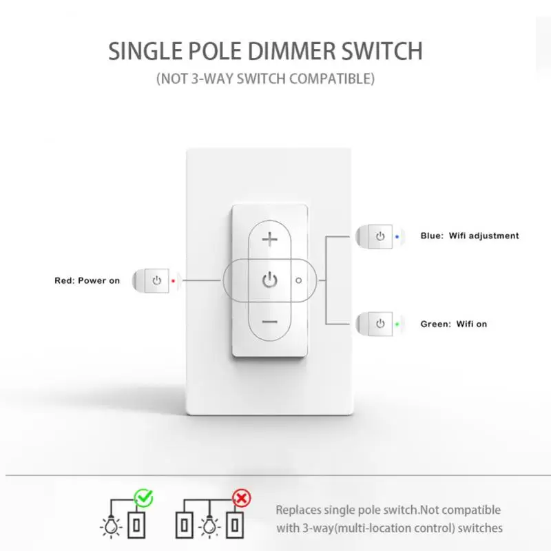 

Умный переключатель Smart Home, 10 А, Wi-Fi