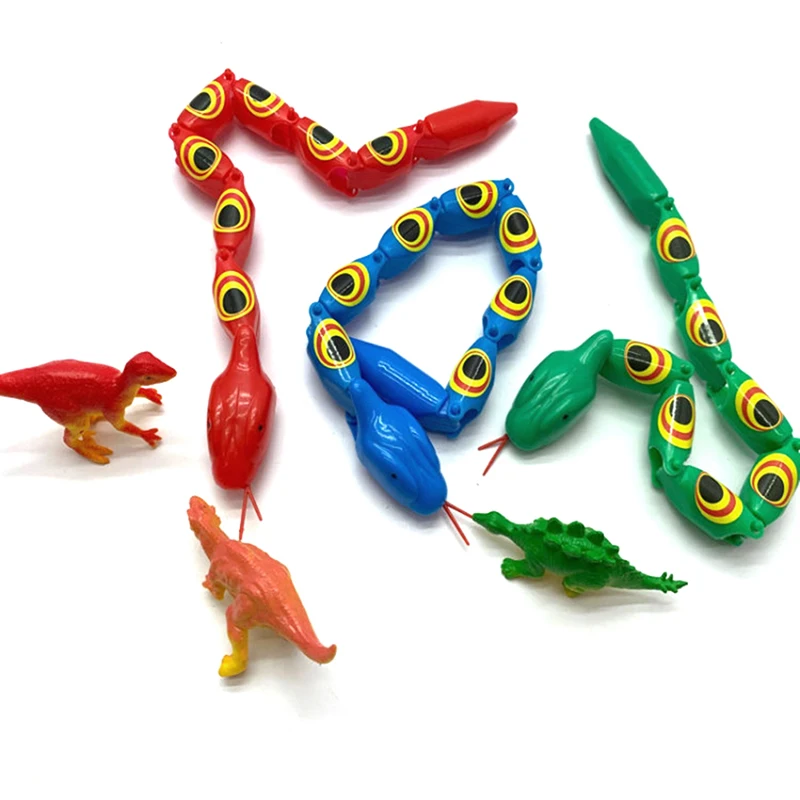 Realistic Jointed Snake Toy Adults Kids Prank Props Fun Fake Snake Model Party April Fools Day Horror Tricky Toys