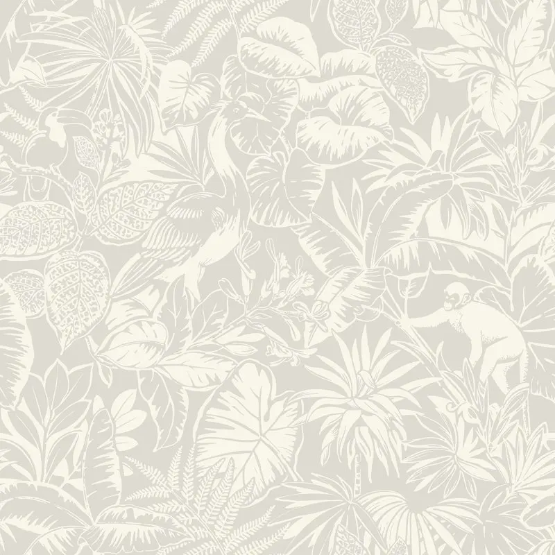 

Corcovado Grey Jungle Jamboree Wallpaper