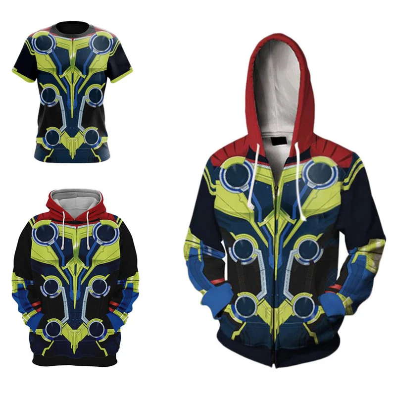 

Толстовка с длинным рукавом и 3D-принтом Марвел Тор 4 модный свитер уличный Повседневный Спортивный пуловер куртка унисекс Топ косплей костю...