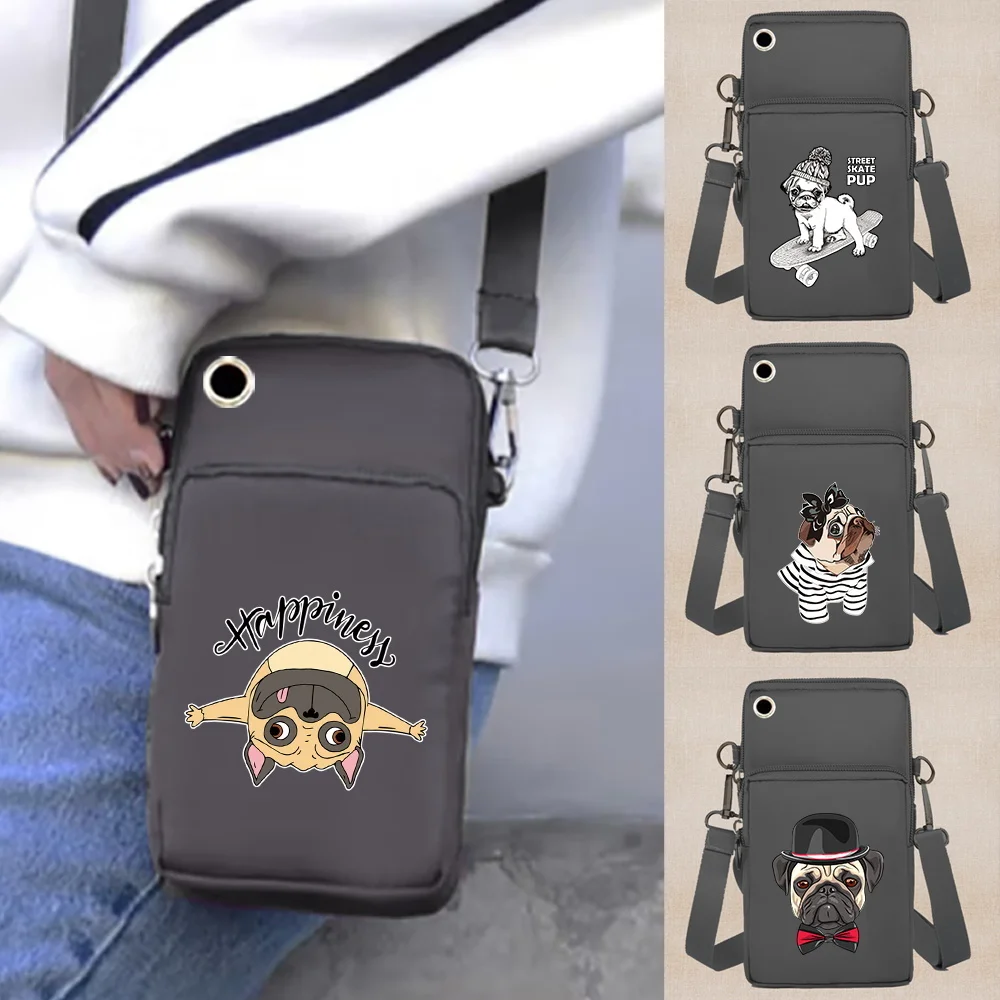 

Женская сумка, кошельки, сумки через плечо, сумка на руку, универсальная сумка-Органайзер для сотовых телефонов Apple/Huawei/Samsung серии Dog