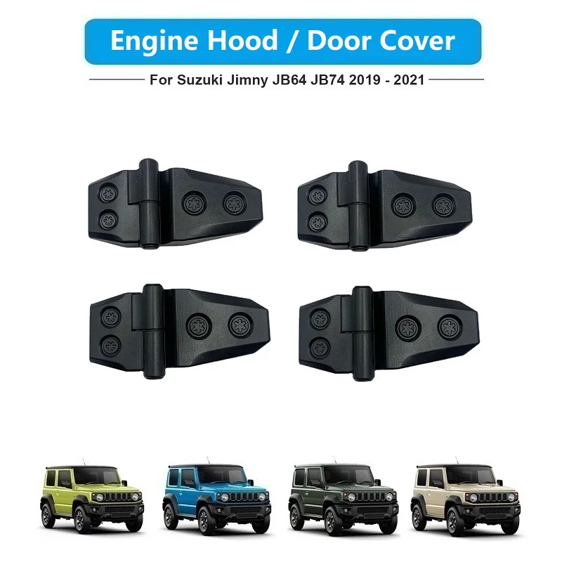 

Автомобильная наклейка на крышку капота двери петли декоративная крышка отделка для двигателя Suzuki Jimny JB64 JB74 2019 + внешние аксессуары