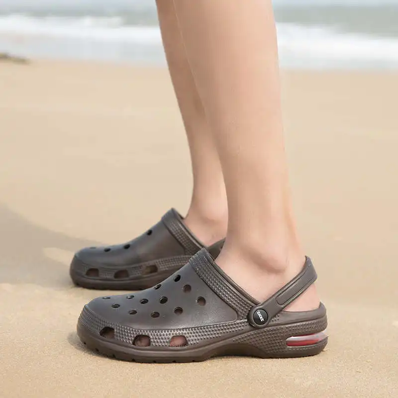 

Heel Sandal Berfoot Pool Slippers Designer For Top Brand Leather Sandals Man Designer Luxury 2021 Half Shoes For Men Top Tennis
