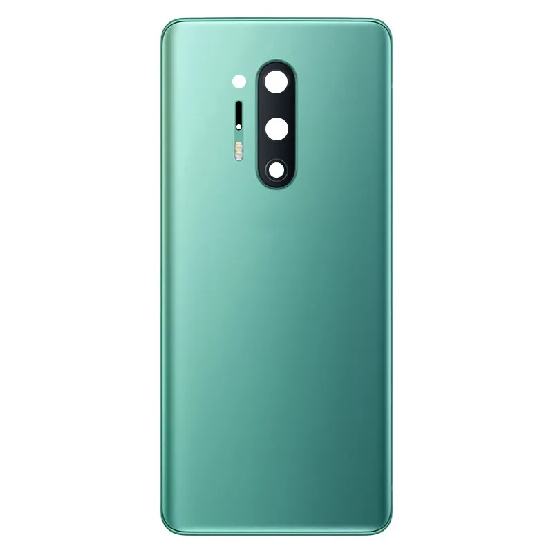 Для Oneplus 8 Pro Крышка корпуса аккумулятора задняя дверь фотоэлемент с клейкой