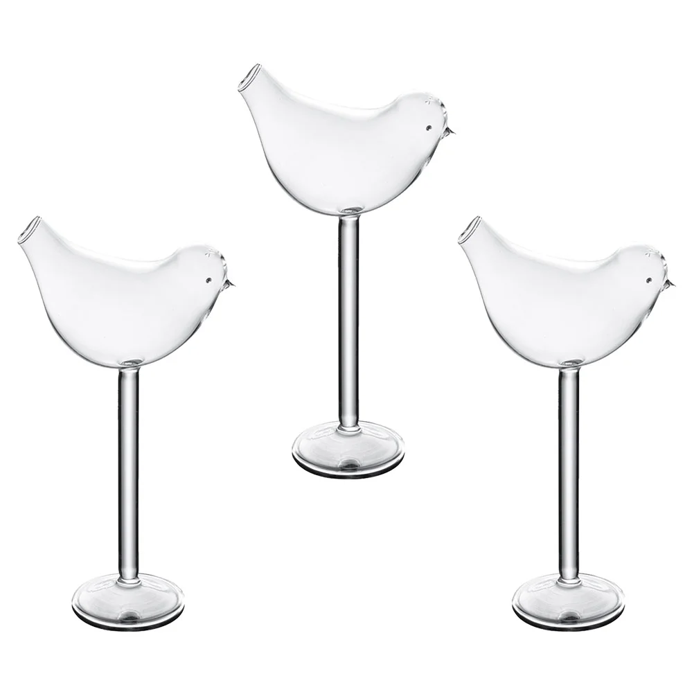 

Glassesbird Cocktail Whiskey Champagne Cup Goblet Flutes Red Clear Shaped Drinkingshot White Cups Decorative Goblets Crystal