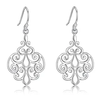 2022 simple disc earrings for women hollow out pattern fashionable versatile ladys dangle earrings fancy gifts trendy jewelry