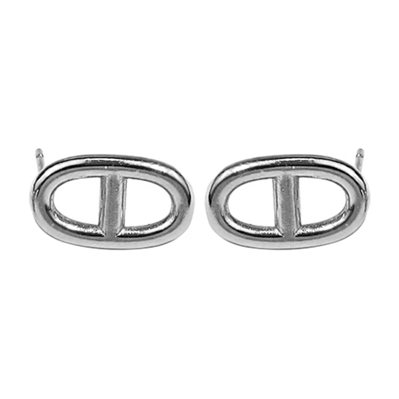 Модные медные серьги INS Design Network Red Tide простой темперамент свиньи носа