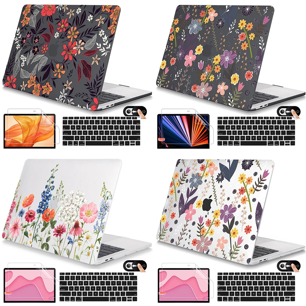 Для MacBook Air Pro Retina 13 15 16 дюймов 2020 M1 A2337 A2338 A2179 пластиковый жесткий чехол для
