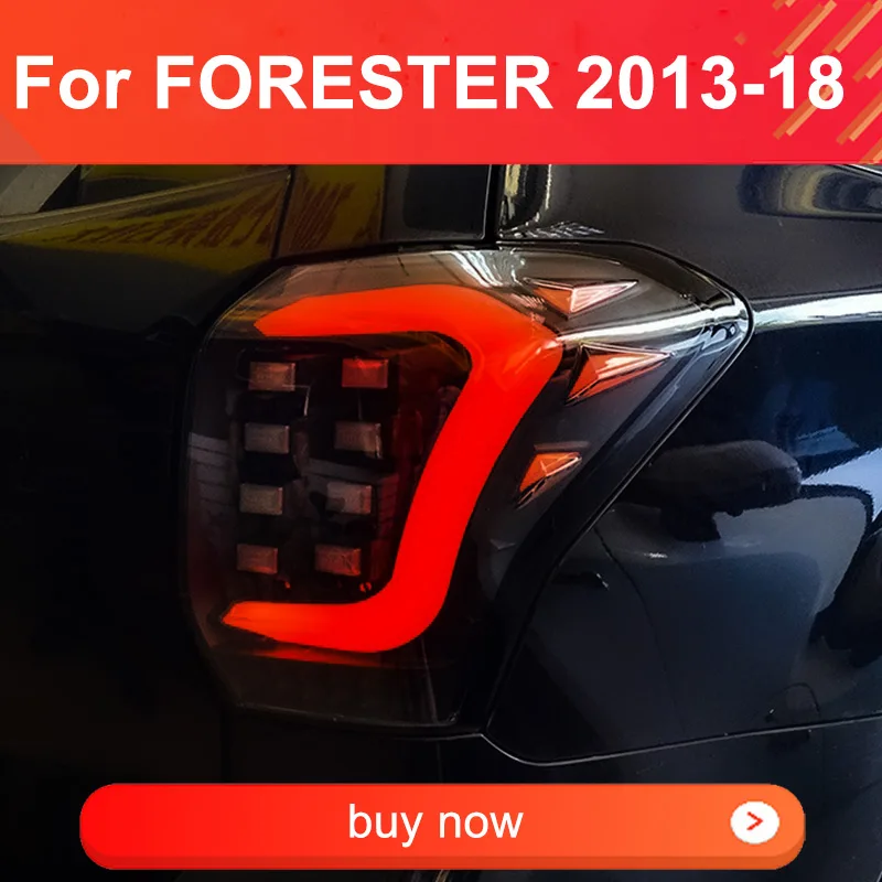 

1Pair LED Tail Light Assembly for Subaru Forester 2013-2018 Taillights Plug and Play with LED Dynamic Turn Brake Rear Tail Lamp