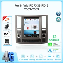 JEHUNG For Infiniti FX FX35 FX45 2003-2009 Car multimedia player GPS CarPlay Radio 4G WiFi Navigation 8 core 256GB Android 12 