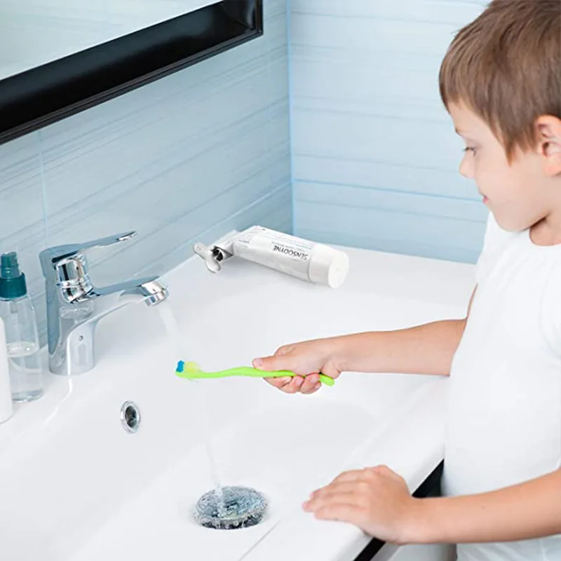 1 шт. дозатор для зубной пасты из нержавеющей стали