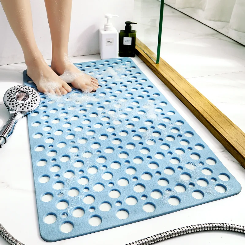 

Waterproof Non-slip Shower Bathroom Mat Non-Toxic Tasteless TPE Soft Bath Mats Household Anti-slip Large Hydrophobic Pad Hollow