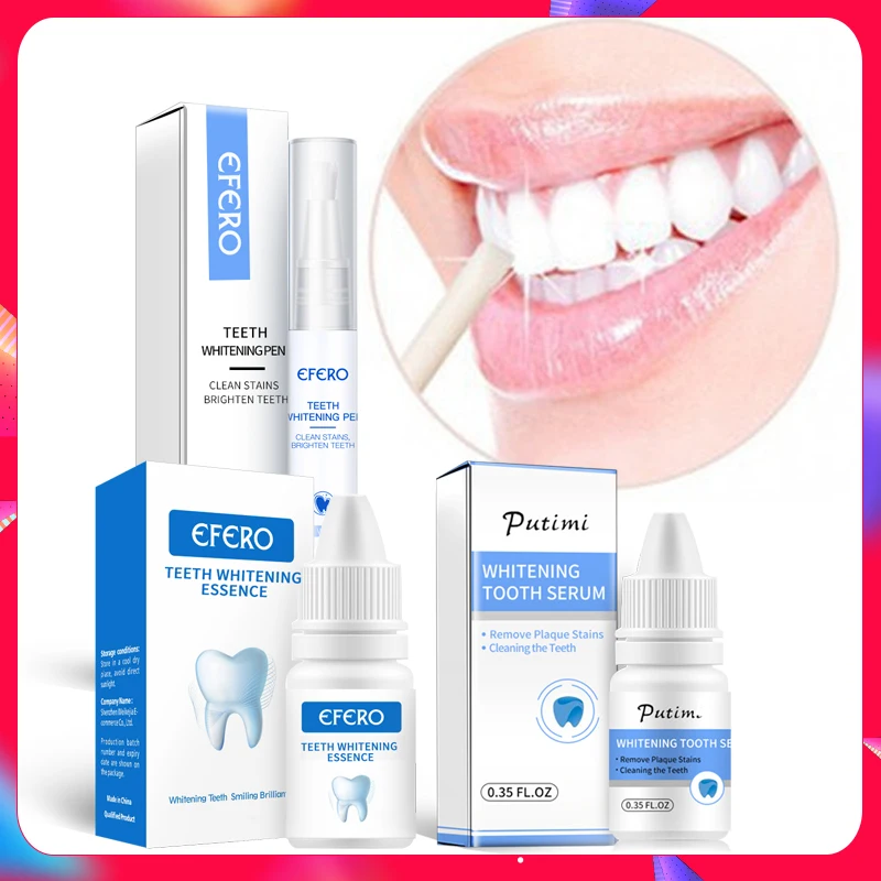 

2PCS Teeth Whitening Essence Removes Plaque Stains Tooth Bleaching Cleaning Serum White Teeth Oral Hygiene Tooth Whitening Pen