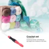 Knit Crochet Hooks Rubber Crochet Kit 2mm To 10mm With 2 Brightness Modes 11 In 1 Crochet Supplies With Rubber Ergonomic Grip 2