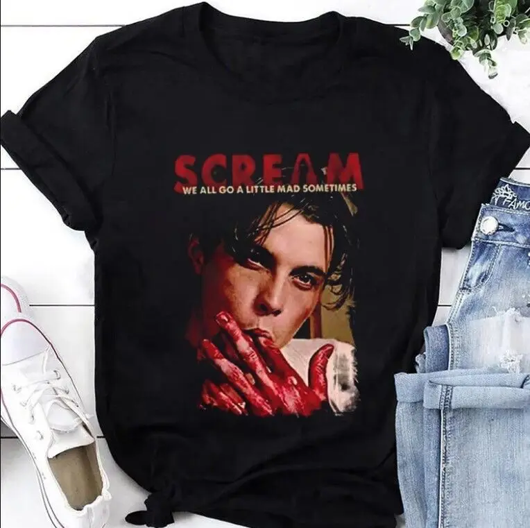 Футболка Scream We All Go A Little Mad Sometimes Billy Loomis рубашка Movie