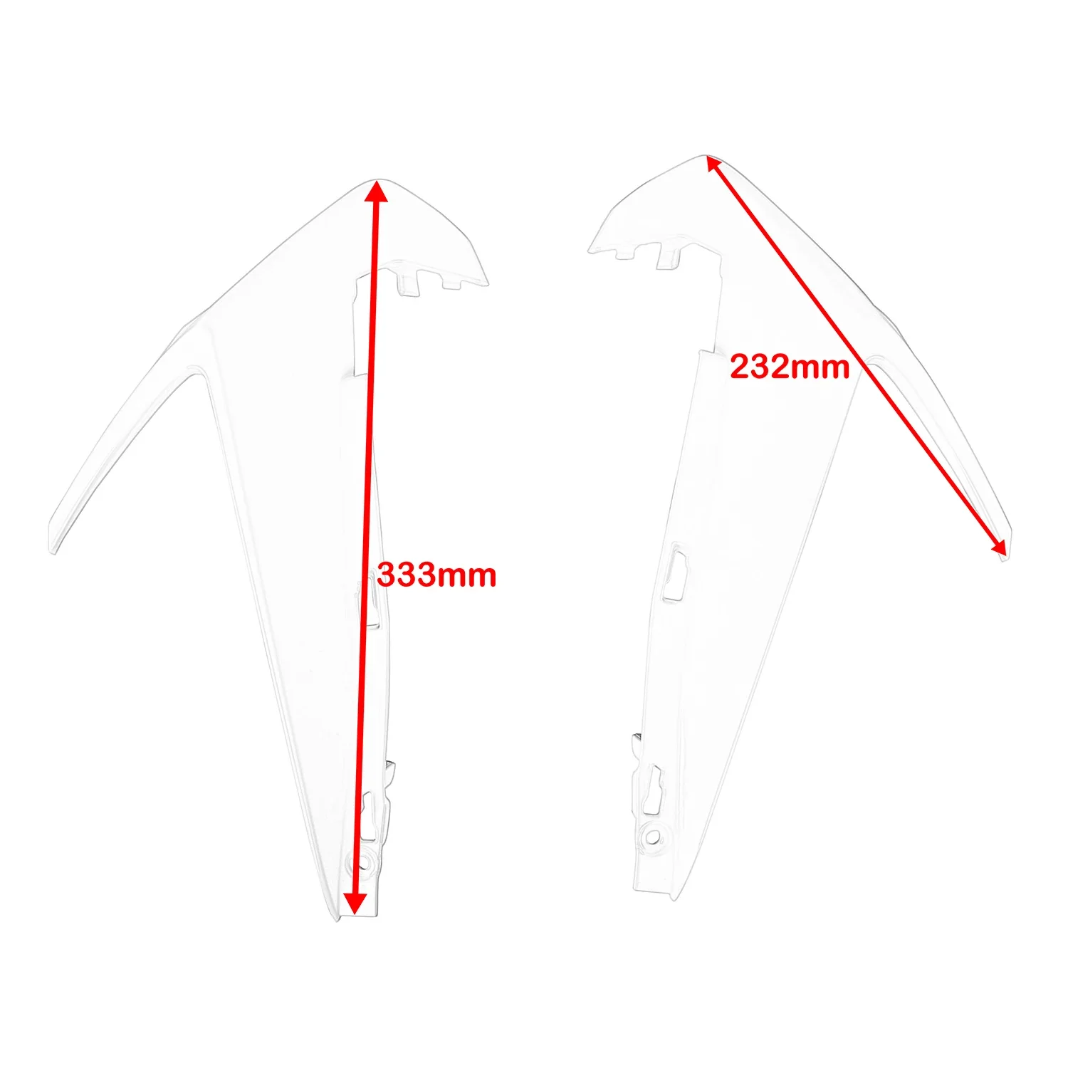 Верхняя фара для мотоцикла Honda CBR500R 2019-2023 боковая защита обтекатель Защитная