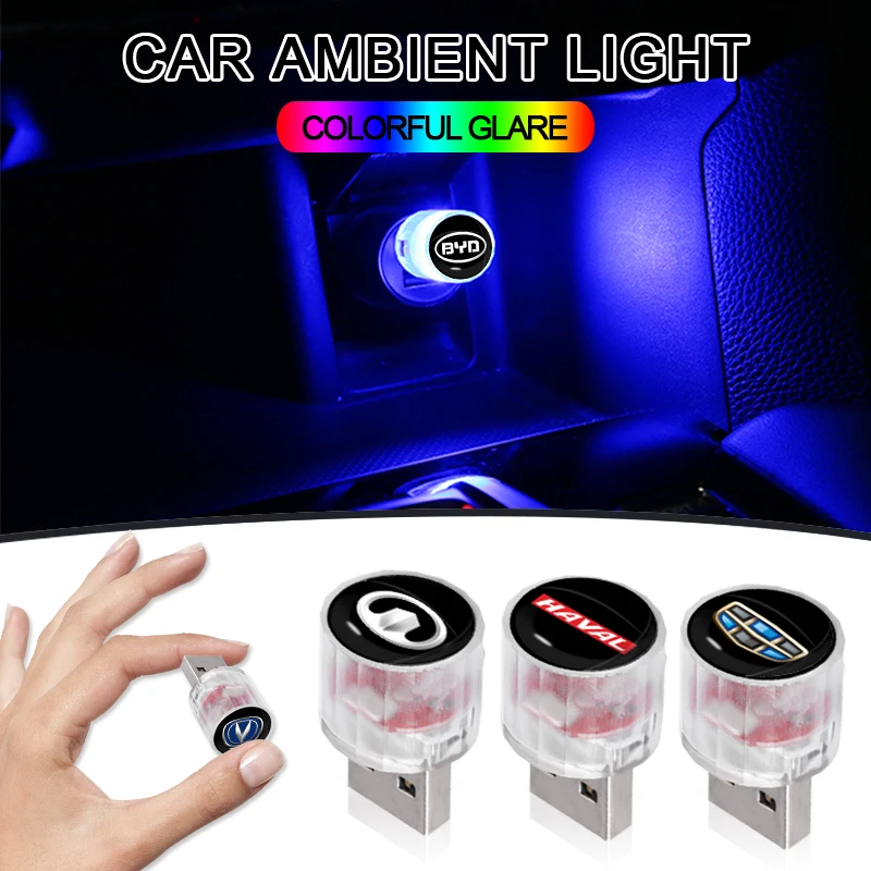 

Car USB Mini LED Atmosphere Home Accessories for Cadillac escalade 3 srx xt5 cts 2 xt6 ats fleetwood el dorado escala juguete