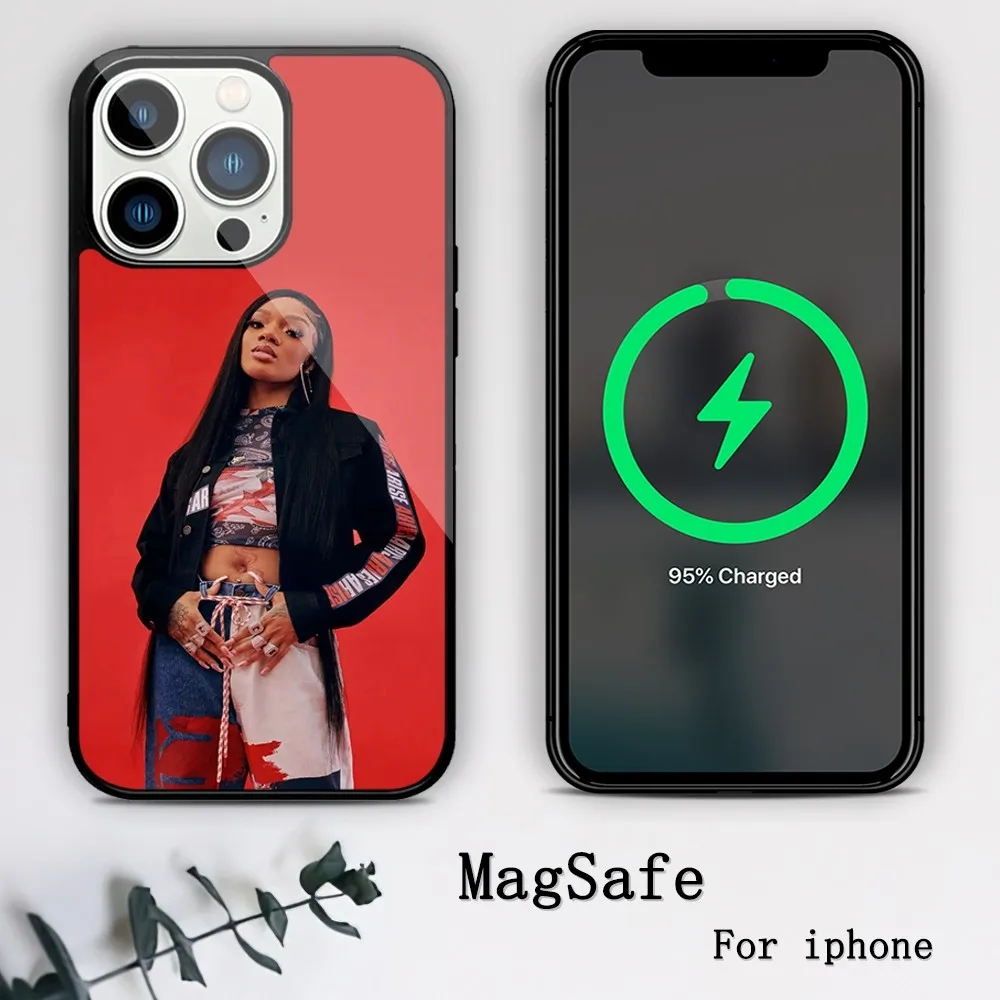 Рэпер Glorilla Ehhthang Чехол для телефона iPhone 11 12 13 14 15 Mini Pro XS Max X S Plus XR Магнитный чехол