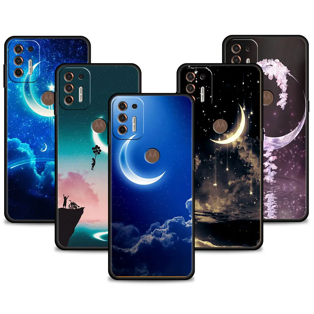 

Beautiful Magical Moon Light Celular Funda For Motorola G8 Power Lite G9 Play G50 One Fusion Plus G31 E6s G30 G Stylus 2022 G60