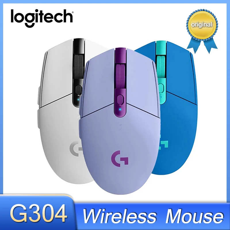 

Logitech G304 G102 Gaming Wireless Mouse Computer 2.4g Ergonomic Bluetooth Mouse Hero Engine 12000 Dpi For Lol Pc Gamer