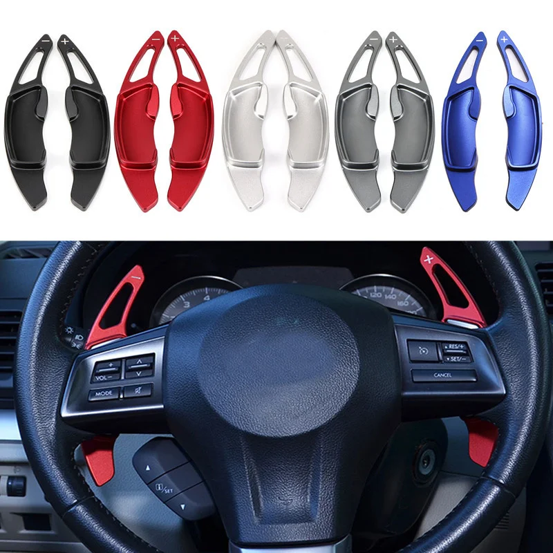 

2Pcs Steering Wheel Gear Shift Paddle Shifter For Subaru XV BRZ Forester Outback Legacy For Toyota GT86 Paddle Aluminum Alloy